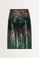 Glitterrok met kleurverloop
