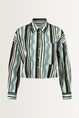 Grafisch gestreepte blouse Ragtime Max Mara Weekend