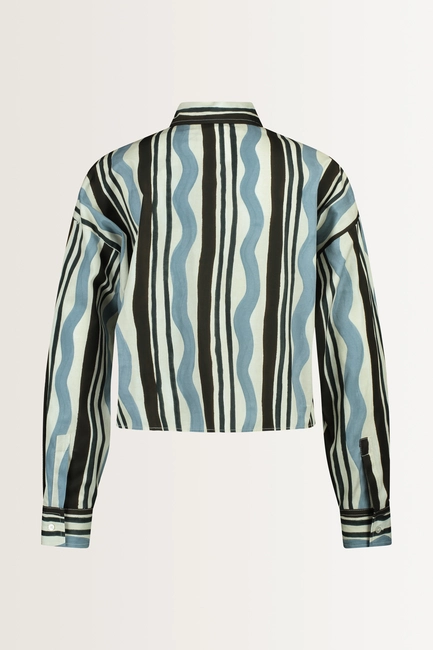 Grafisch gestreepte blouse Ragtime Max Mara Weekend