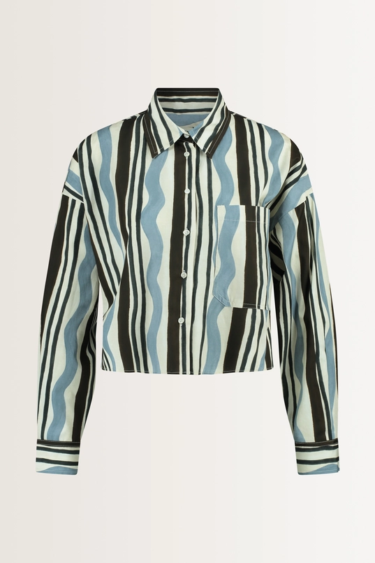 Grafisch gestreepte blouse Ragtime Max Mara Weekend