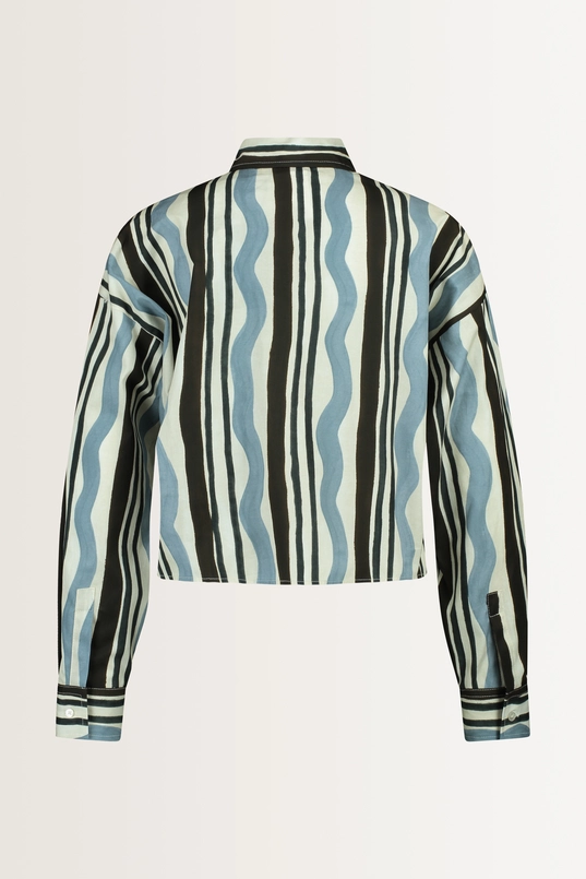 Grafisch gestreepte blouse Ragtime Max Mara Weekend