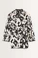 Grafische kimono quilted effect