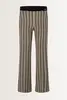 Grafische slim-fit broek Faith Cambio