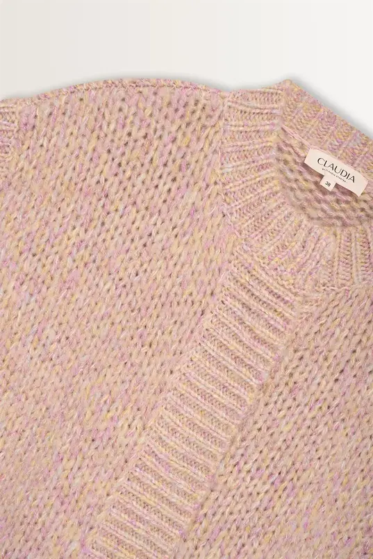 Grofgebreid alpaca blend gilet