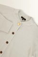 Grofgebreid vest met barrel mouwen