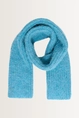 Grofgebreide shawl van wolmix