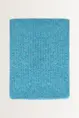 Grofgebreide shawl van wolmix