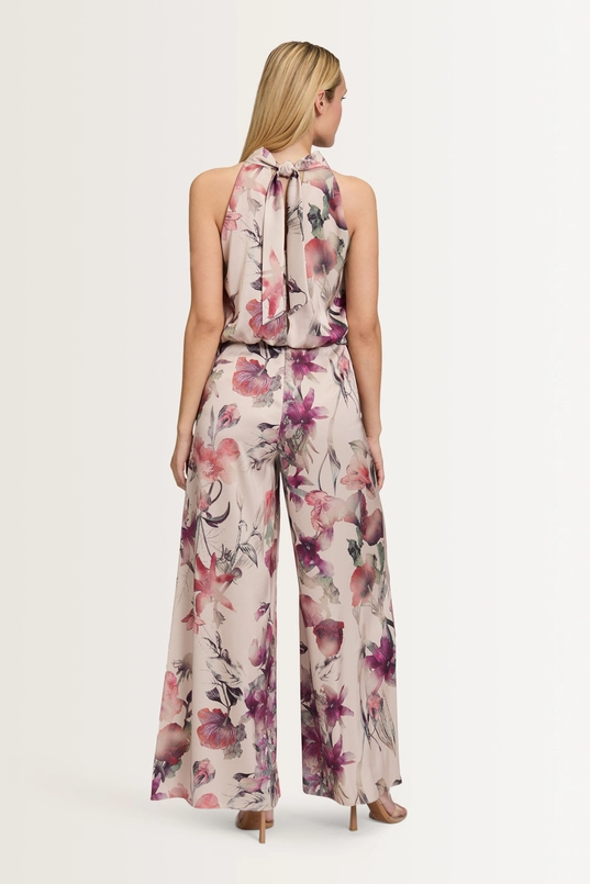 Halterjumpsuit met bloemenprint Vera Mont