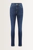 High rise skinny jeans