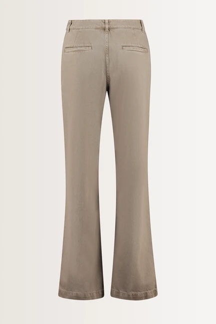 High rise wide leg broek