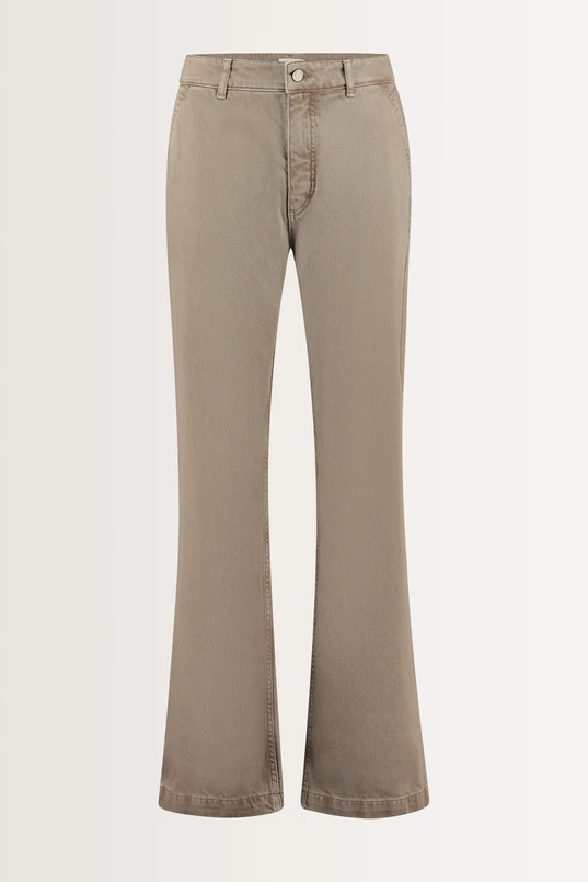 High rise wide leg broek