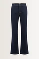 High rise wide leg jeans