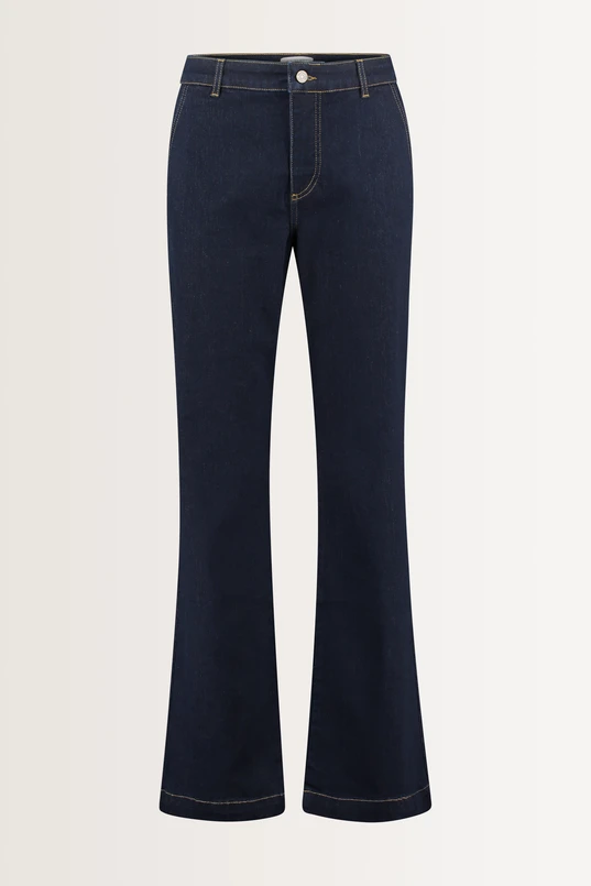 High rise wide leg jeans