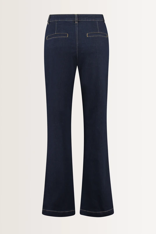 High rise wide leg jeans