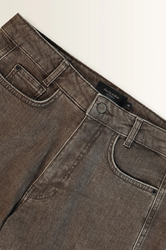 High waist barrel jeans
