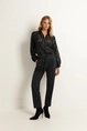 High waist cargo pantalon