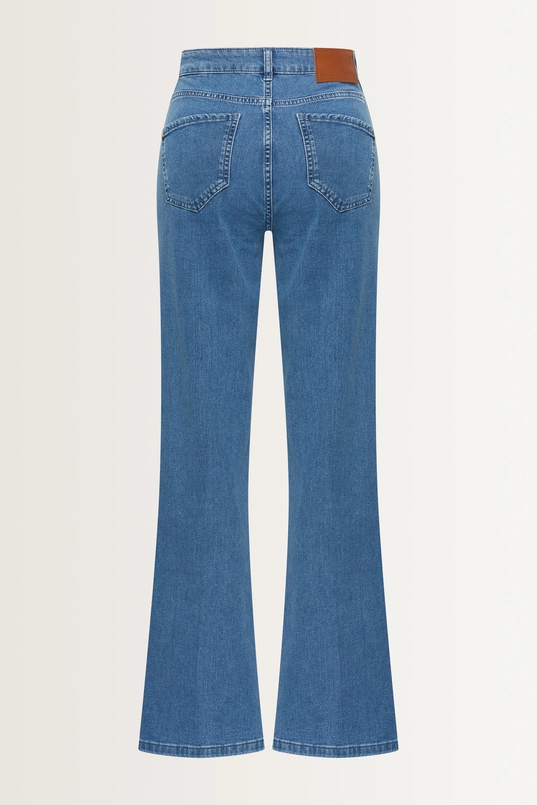 High waist wide leg jeans