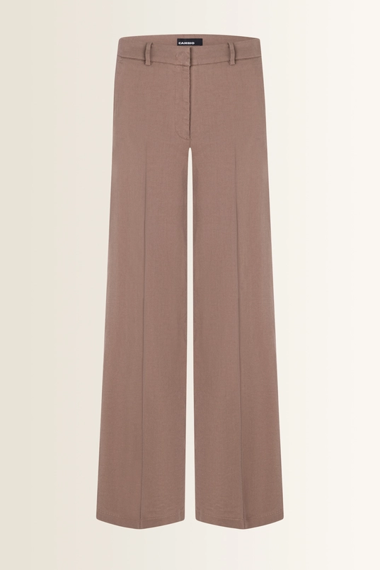 Hoge taille linnen pantalon Mira Cambio