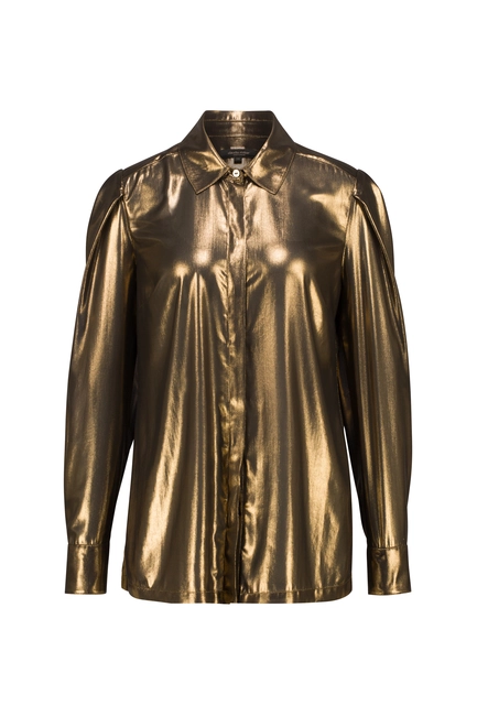 Hoogglanzende blouse