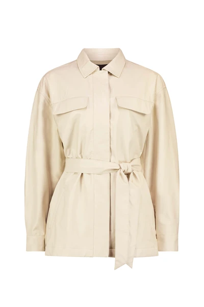 Imitatieleren blouse