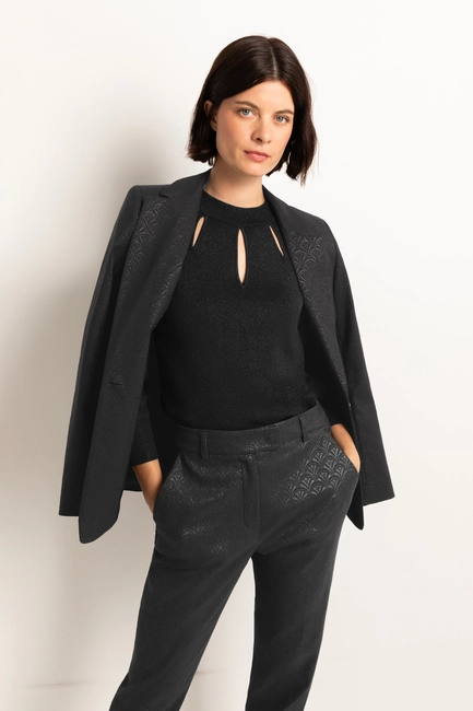 Jacquard blazer