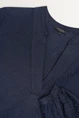 Jacquard blouse met mao-kraag