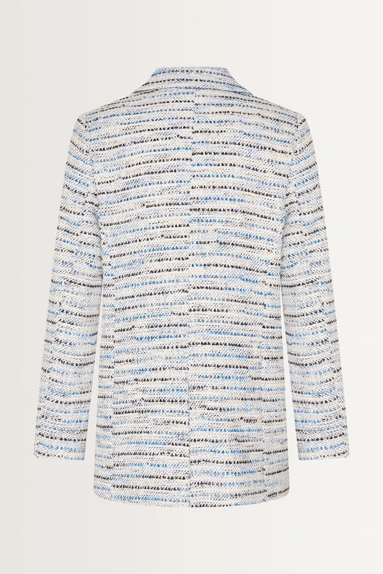 Jacquard boyfriend blazer