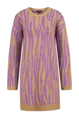 Jacquard gebreide jurk