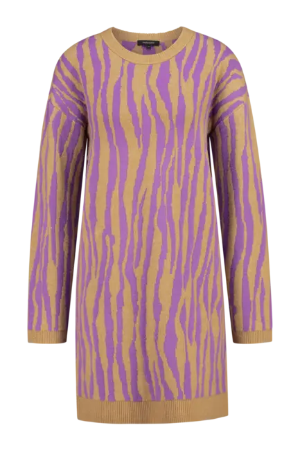 Jacquard gebreide jurk