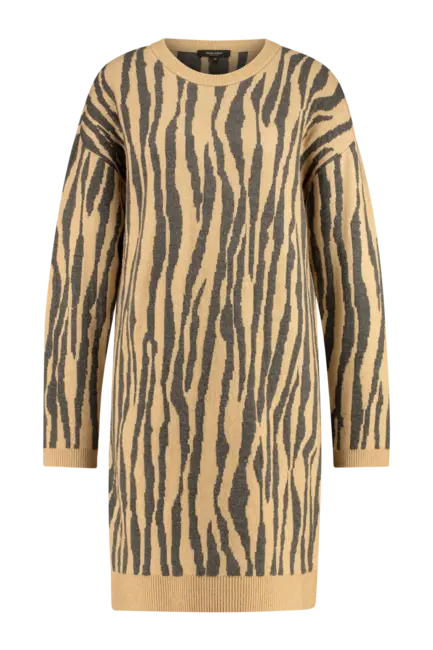 Jacquard gebreide jurk