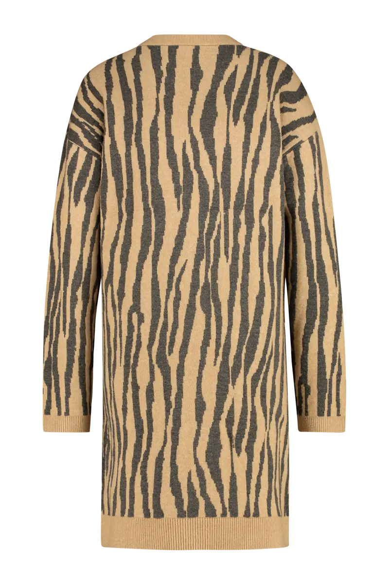 Jacquard gebreide jurk
