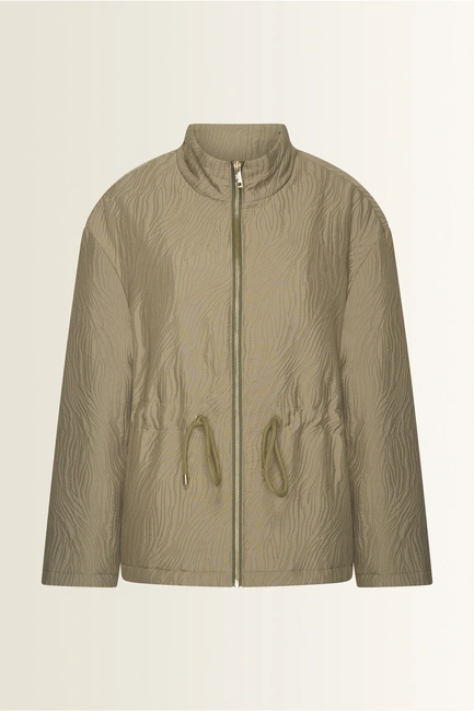 Jacquard jack met opstaande kraag Maura