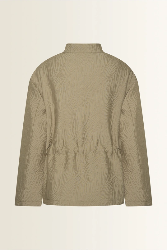 Jacquard jack met opstaande kraag Maura