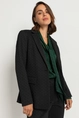 Jacquard stretch blazer