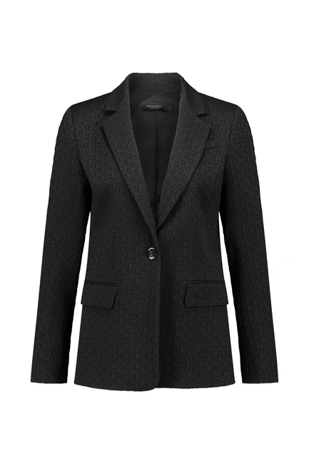 Jacquard stretch blazer