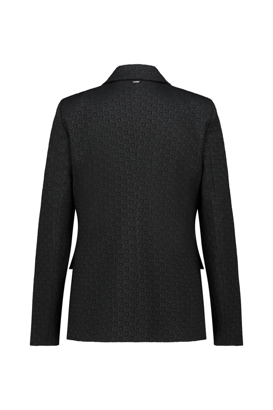 Jacquard stretch blazer