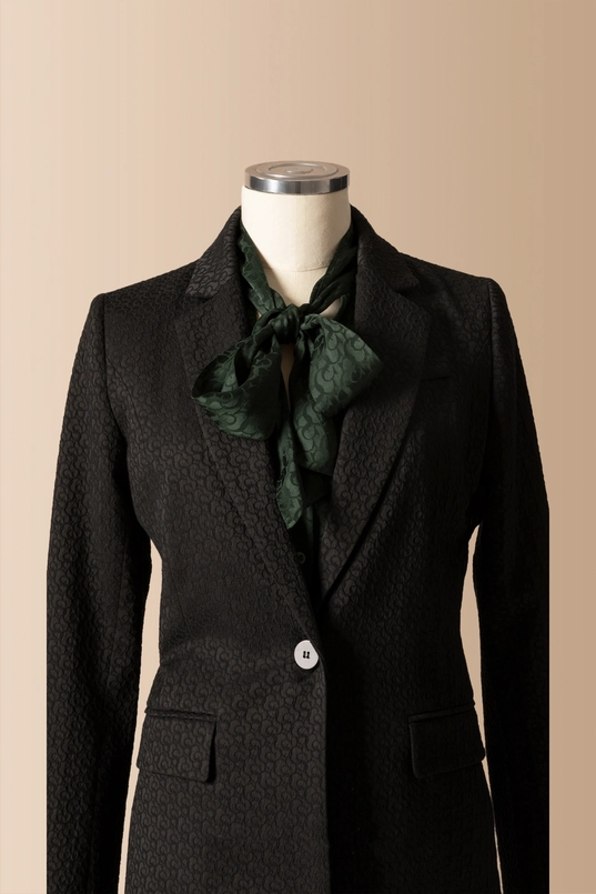 Jacquard stretch blazer