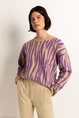 Jacquard trui