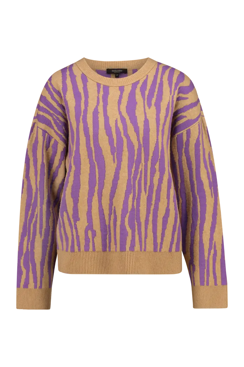 Jacquard trui