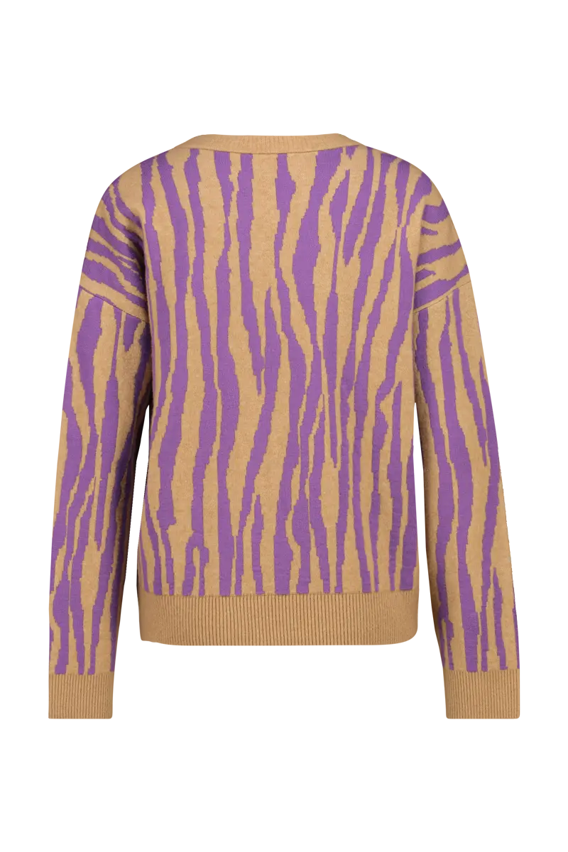 Jacquard trui