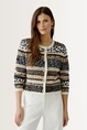 Jacquardgebreid vest met dessins OUI