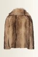 Jasje van langharige faux fur met dierdessin MAURA