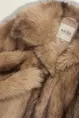 Jasje van langharige faux fur met dierdessin MAURA
