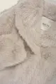 Jasje van langharige faux fur met sjaalkraag MAURA