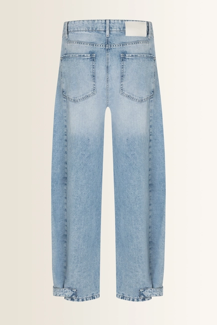 Jeans in katoen-linnenmix Oaklyn Cambio