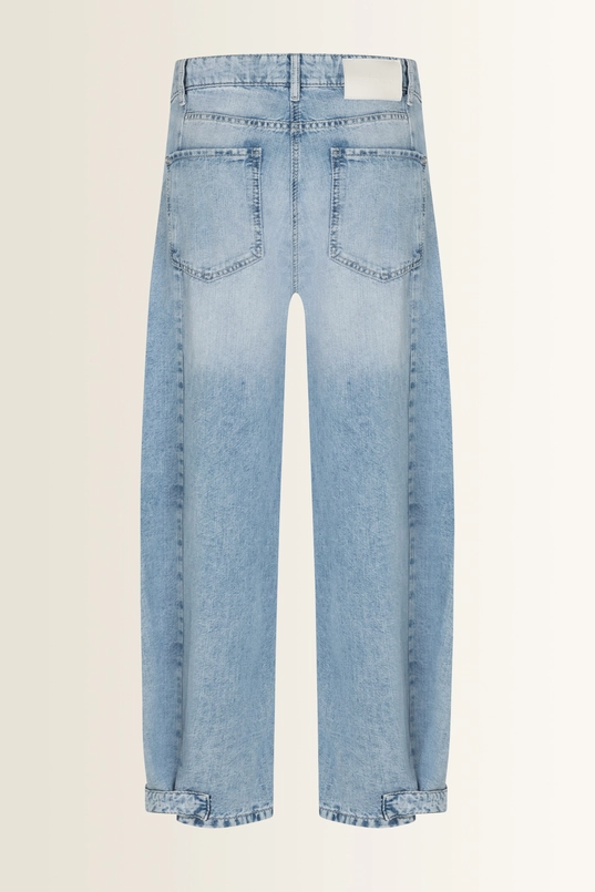 Jeans in katoen-linnenmix Oaklyn Cambio