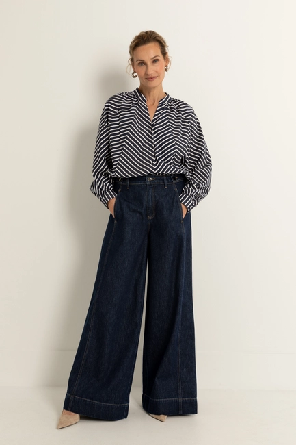 Jeans met extra wijde pijpen