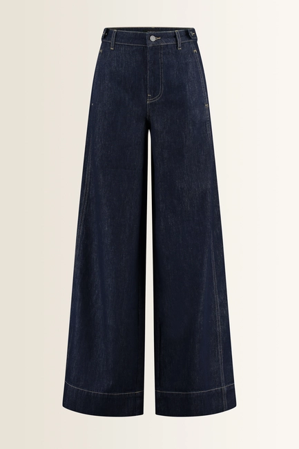 Jeans met extra wijde pijpen