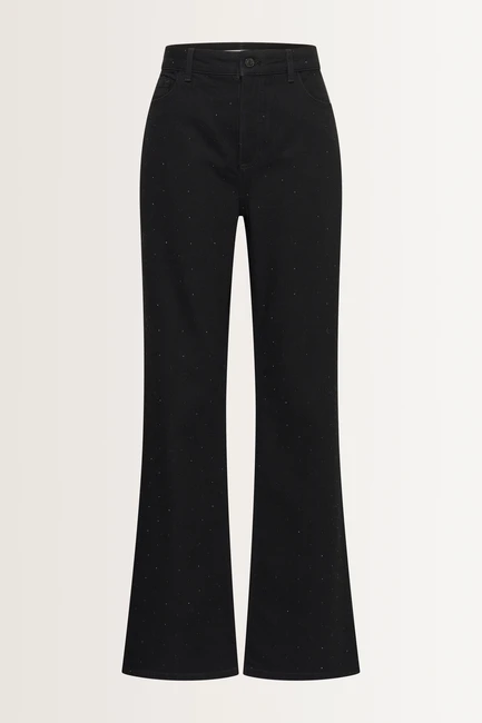 Jeans met strassdetail