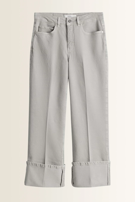 Jeans met wijde pijp en omslag Corah turn up sleek Someday